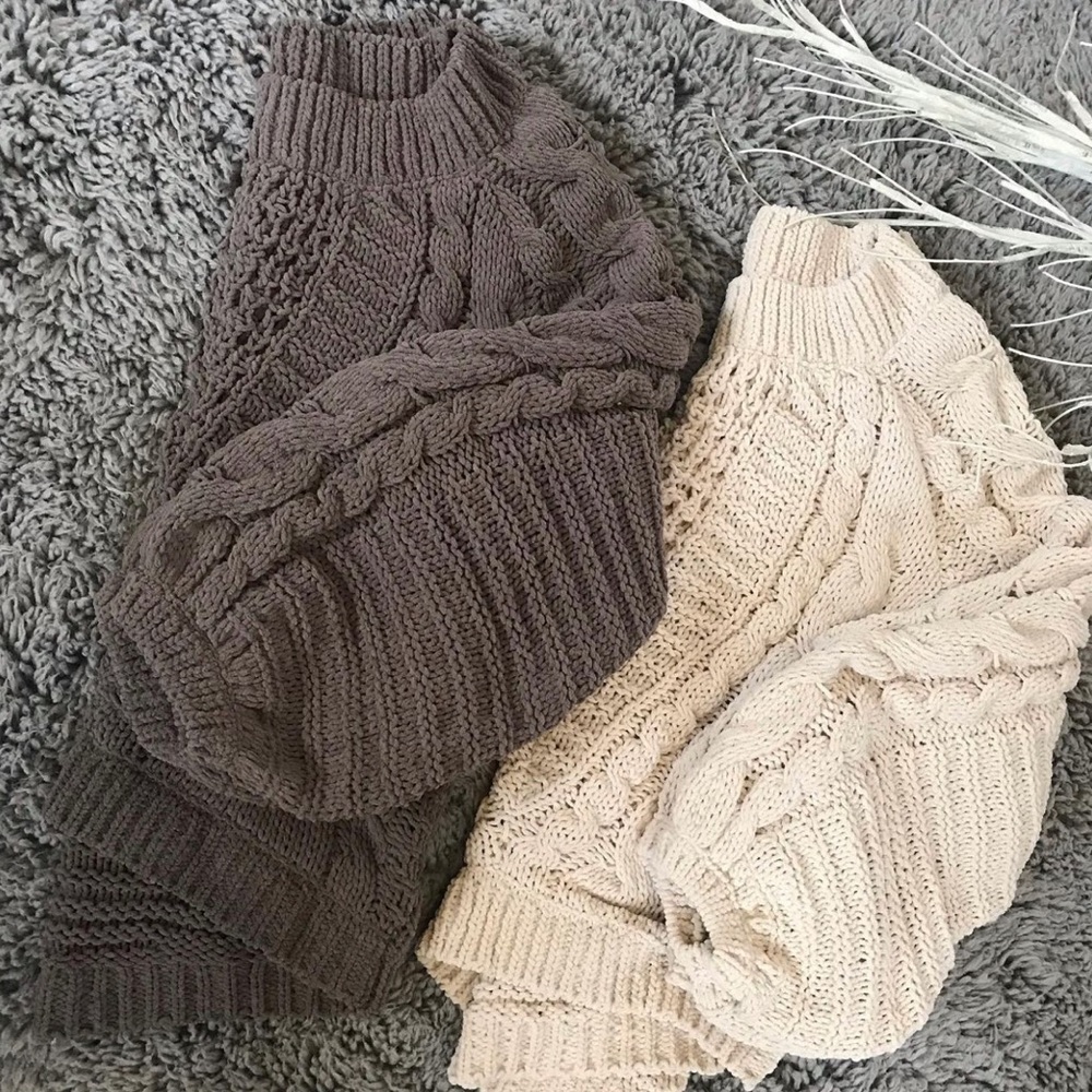 Balloon Sleeve Sweaters. Each color sold seperately